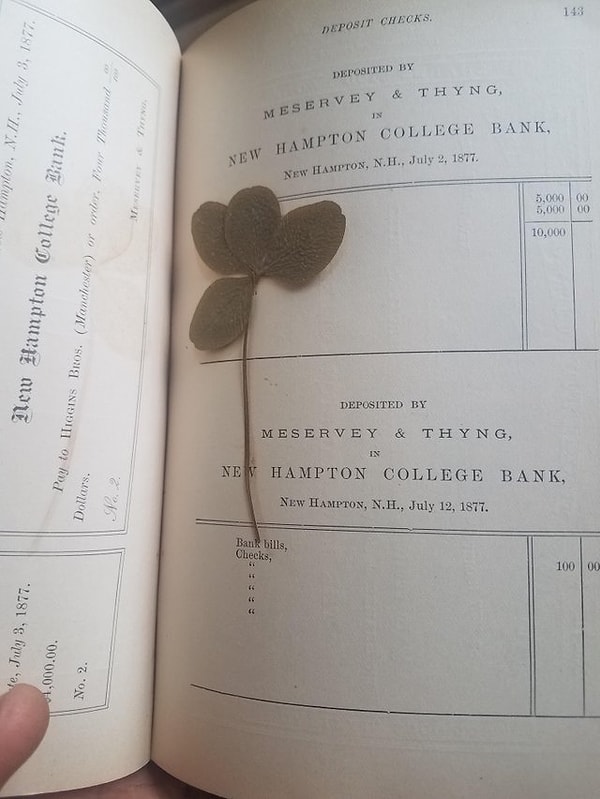 18. "Нашел 4-листный клевер в книге 1877 года"