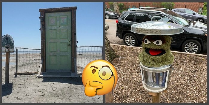 25 фотографий забавных находок, которые люди обнаружили за порогом своего дома