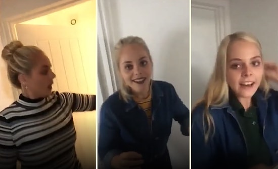 Fırsatını Bulduğu Her An Ev Arkadaşını Korkutan Kadın