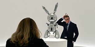 Rekor Kırdı: Jeff Koons'un Tavşan Heykeli 91 Milyon Dolara Satıldı