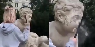 Sosyal Medyada Daha Fazla Beğeni Almak İçin 200 Yıllık Heykeli Parçalayan Instagram Fenomeni