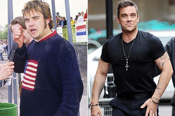 6. Робби Уильямс тоже значительно похорошел благодаря тому, что разобрался с питанием