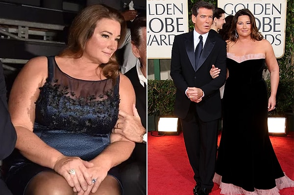 8. Супруга Пирса Броснана, Кили Шэй Смит, никогда особо не стеснялась лишних килограммов и критики в свой адрес, но все же значительно сбросила благодаря правильному питанию