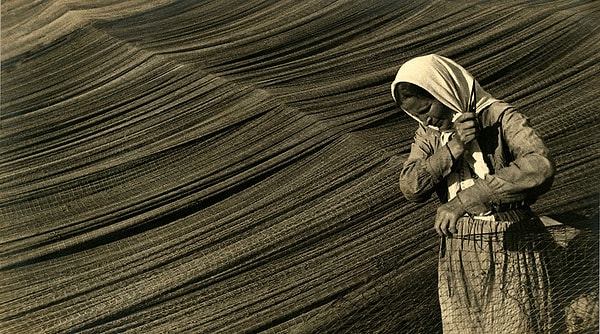 12. Починка сетей на Волге. 1934 г.