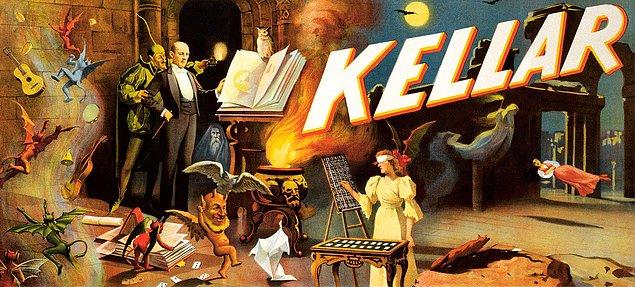 Amerikalı sahne sihirbazı Harry Kellar, 1894'te bastırdığı bu posterde tüm ruhani gösterilerine ona yardımcı olduğu için şeytanın ta kendisine teşekkürlerini sunuyor.