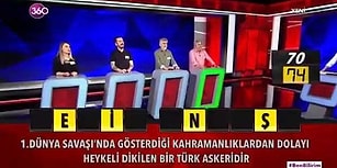 '1. Dünya Savaşı'nda Gösterdiği Kahramanlıklardan Dolayı Heykeli Dikilen Bir Türk Askeridir' Sorusuna Verdikleri Cevaplarla Akıl Tutulması Yaşatan Yarışmacılar