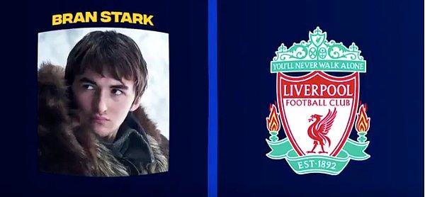 8. Bran Stark - Liverpool