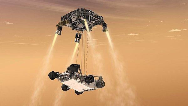İlk hedef Mars 2020 görevini gerçekleştirecek aracın Mars'tan örnekler toplaması.