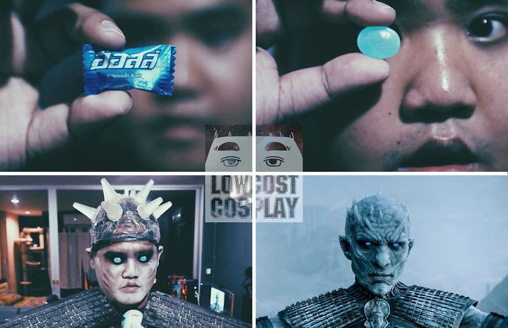 Благодаря подручным средствам парень превращается в персонажей «Игры престолов», и результат впечатляет