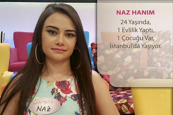 Zuhal Topal ile "Evleneceksen Gel" programının en dikkat çeken yarışmacılarından biri olan Naz Mila'yı çoğu kişi hatırlıyordur.