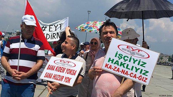 Sinop'tan Bursa'ya, Mersin'den Kırıkkale ve Aksaray'a Türkiye'nin pek çok ilinden EYT'li İstanbul'daydı