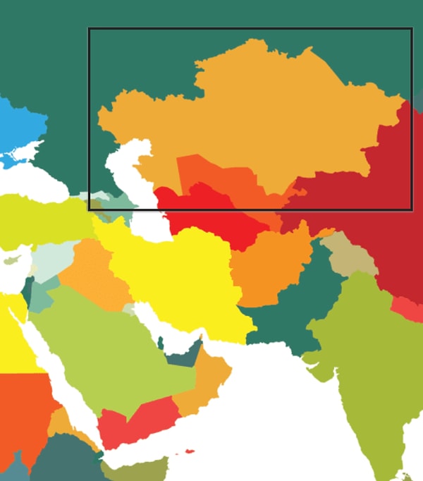 4. На какую страну указывает черный квадрат?