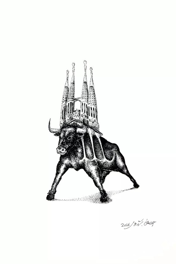 7. В рамках своего проекта под названием «Archianimals» художник хочет повысить осведомленность общества и заставить людей лишний раз подумать, прежде чем совершать очередную свою ненужную покупку или начинать постройку здания в том месте, где мирно обитают живые создания.