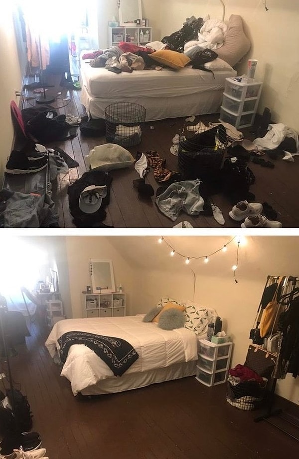 6. "Такое облегчение! Эта комната была просто свалкой"