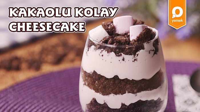 Çat Kapı Gelen Misafire Yapılacak En Lezzetli Tatlı: Kakaolu Kolay Cheesecake Nasıl Yapılır?