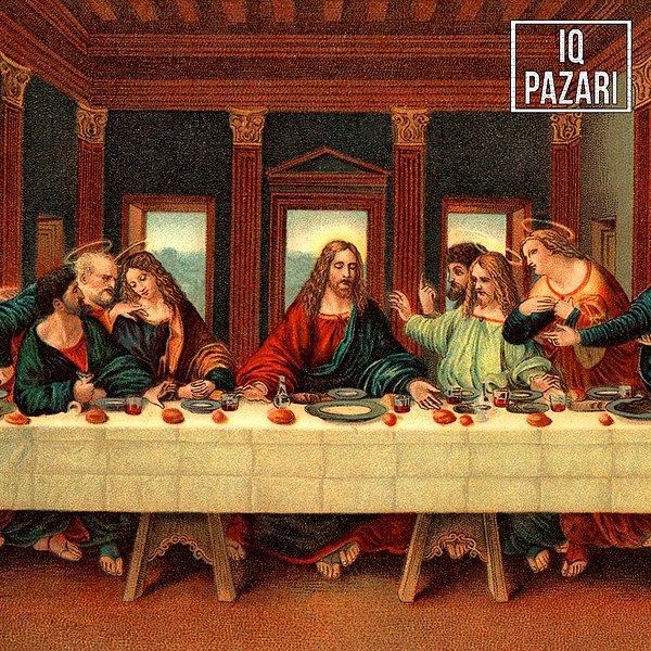 3. Son Akşam Yemeği, Leonarda da Vinci'nin ustalık eserlerinden biri, biliyorsunuz.
