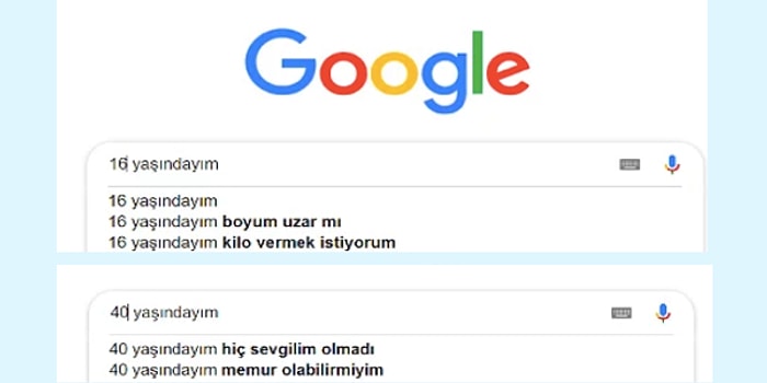 Yıllar Geçtikçe Sorularımızın Nasıl Değiştiğini Gösteren Yaşlara Göre Google Aramaları