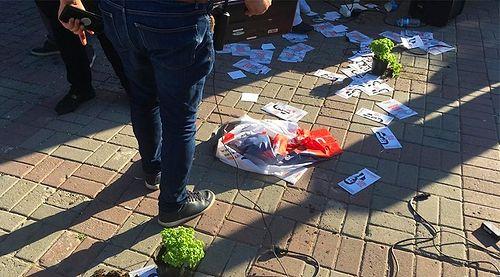 CHP'nin Seçim Çadırına Atak: Bir Kişi Darp Edildi, Elektronik Eşyalar Parçalandı