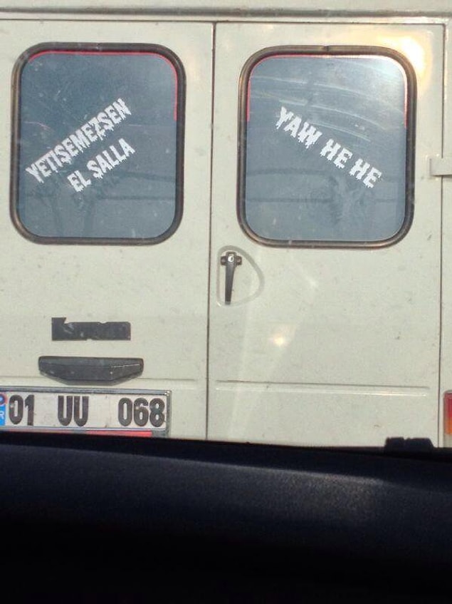 1. Geçildikten sonra laf yemeye dair yazılmış bir yazı olabilir.