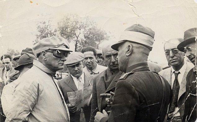 Mustafa Kemal Atatürk Tekirdağ Çerkezköy'de, 1937.