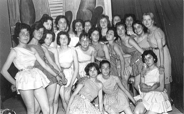Malatya Lisesi 19 Mayıs gösterisi provaları, Malatya, 1962.