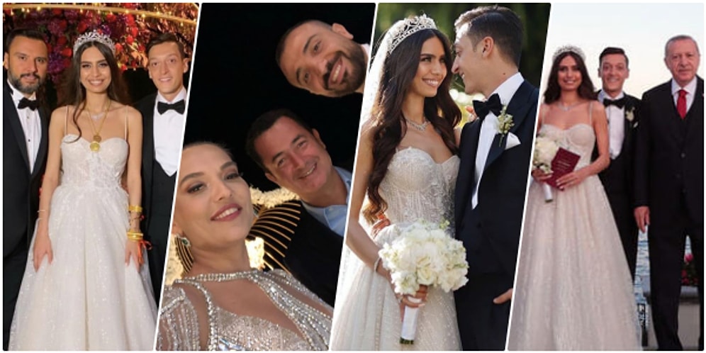 Onlar Erdi Muradına... Amine Gülşe ve Mesut Özil Ünlülerin Akın Ettiği Görkemli Bir Düğünle Dünyaevine Girdi!