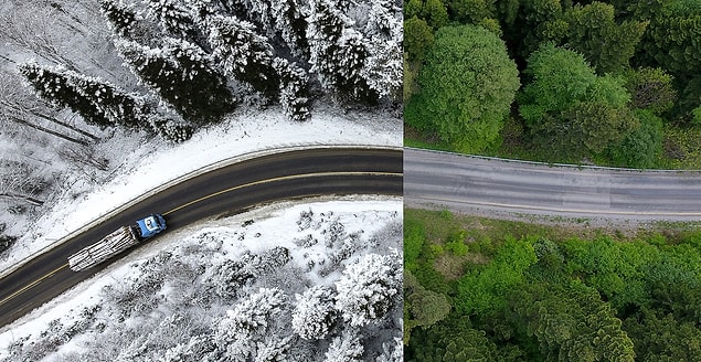 Kastamonu'daki Isırganlık ve Esentepe geçit yolu