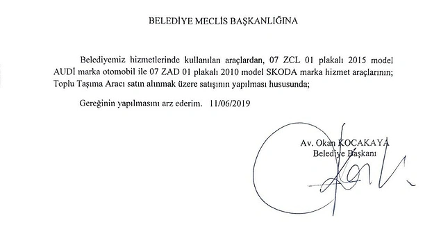 Dilekçe verdi