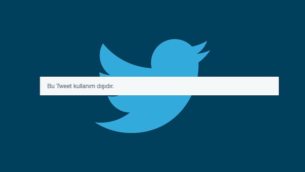 Son Günlerde Twitter'da Gördüğümüz 'Bu Tweet Kullanım Dışıdır" Ne Anlama Geliyor?