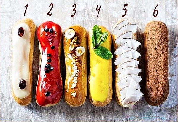 Итак, внимательно посмотрите на картинку выберите то пирожное, которое вы хотели бы отведать в данный момент. Долго не думайте ;)