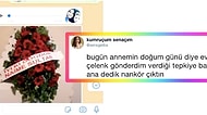 Doğum Günü İçin Karadenizli Annesine Tatlı Bir Sürpriz Yaparak Çelenk Gönderen Gencin Yaşadığı Eğlenceli Anlar