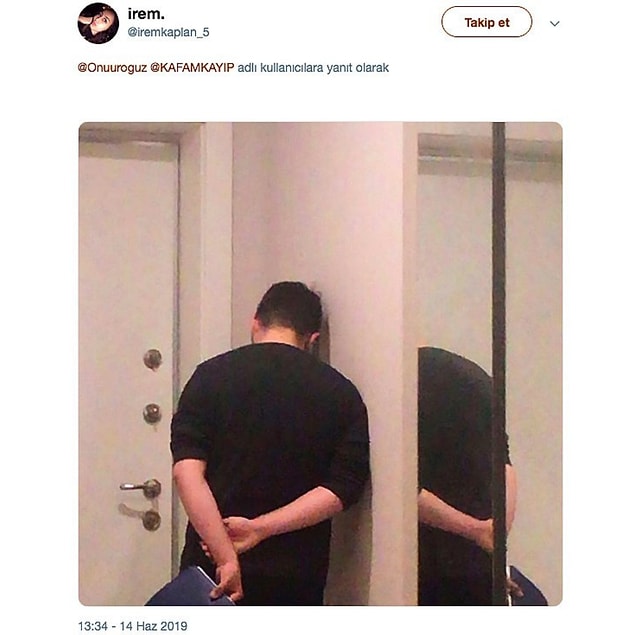 5. Sevgilime küsmüşümdür.