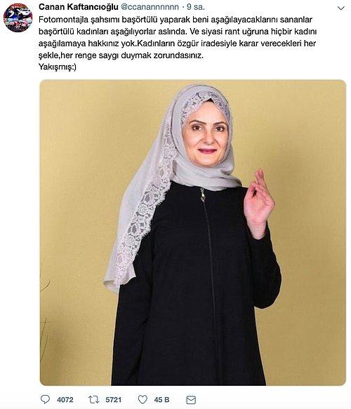 Kaftancıoğlu'ndan Başörtüsü Montajlı Fotoğrafına Karşılık: 'Beni Değil Başörtülü Bayanları Aşağılıyorlar. Yakışmış'