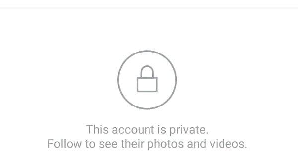 7. Instagram'da stalka dalmışken, bakmak istediğiniz profilin gizli olduğunu görmek...
