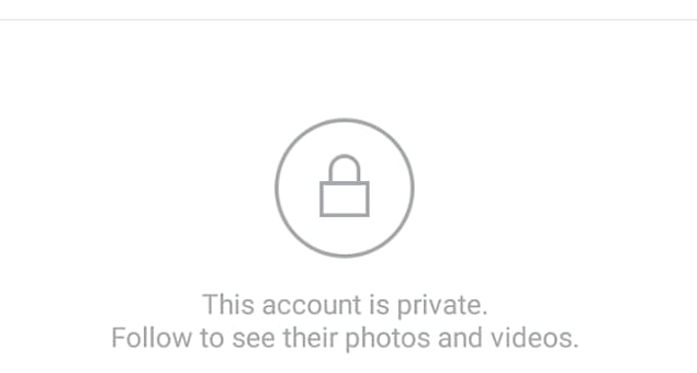 7. Instagram'da stalka dalmışken, bakmak istediğiniz profilin gizli olduğunu görmek...