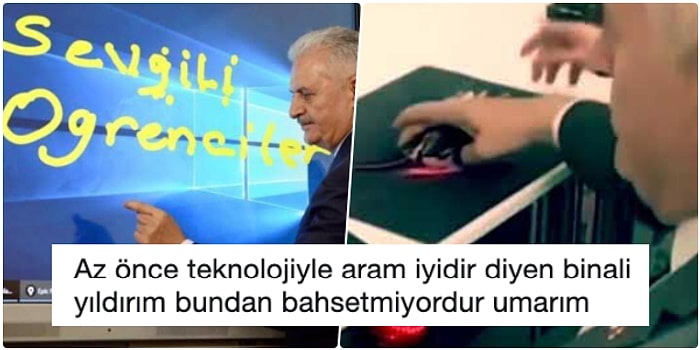 Tarihi Buluşmada 'Teknoloji ile Aram İyidir' Diyen Binali Yıldırım'a Gelen Birbirinden Komik Tepkiler