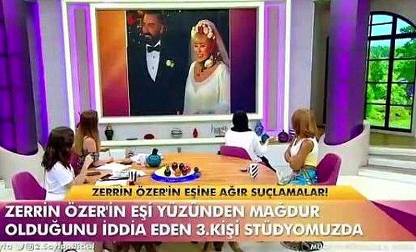 2. Sayfa adlı magazin programında gündeme getirilen konuya göre Özer’in eşi Murat Akıncı, birçok kadını dolandırmıştı.