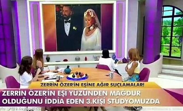 2. Sayfa adlı magazin programında gündeme getirilen konuya göre Özer’in eşi Murat Akıncı, birçok kadını dolandırmıştı.