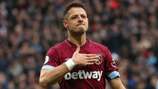 21. Javier Hernández 'Chicharito' / West Ham United ➡️ Galatasaray