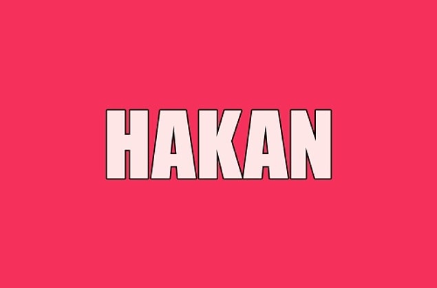 Sana gizliden gizliye aşık olan kişinin adı Hakan!