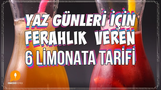 Buz Gibi Lezzetler! Yaz Günleri İçin Ferahlık Veren 6 Limonata Tarifi