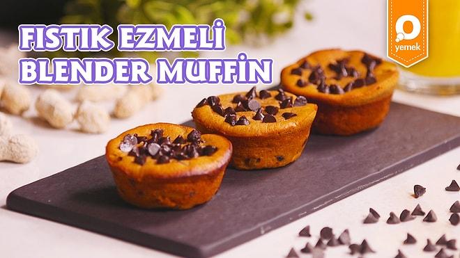 Fıstık Ezmenizi Bile Kendiniz Yapabilirsiniz! Ev Yapımı Fıstık Ezmeli Blender Muffin Nasıl Yapılır?