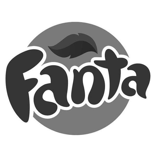 2. Какой оттенок оранжевого использовали Fanta для своего логотипа?