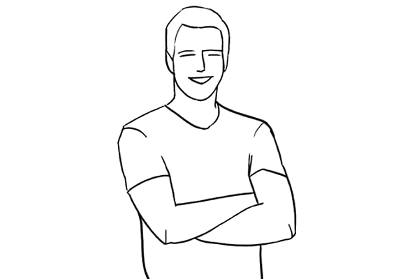 3. Скрестите руки на груди. Какая рука оказалась сверху на предплечье другой?