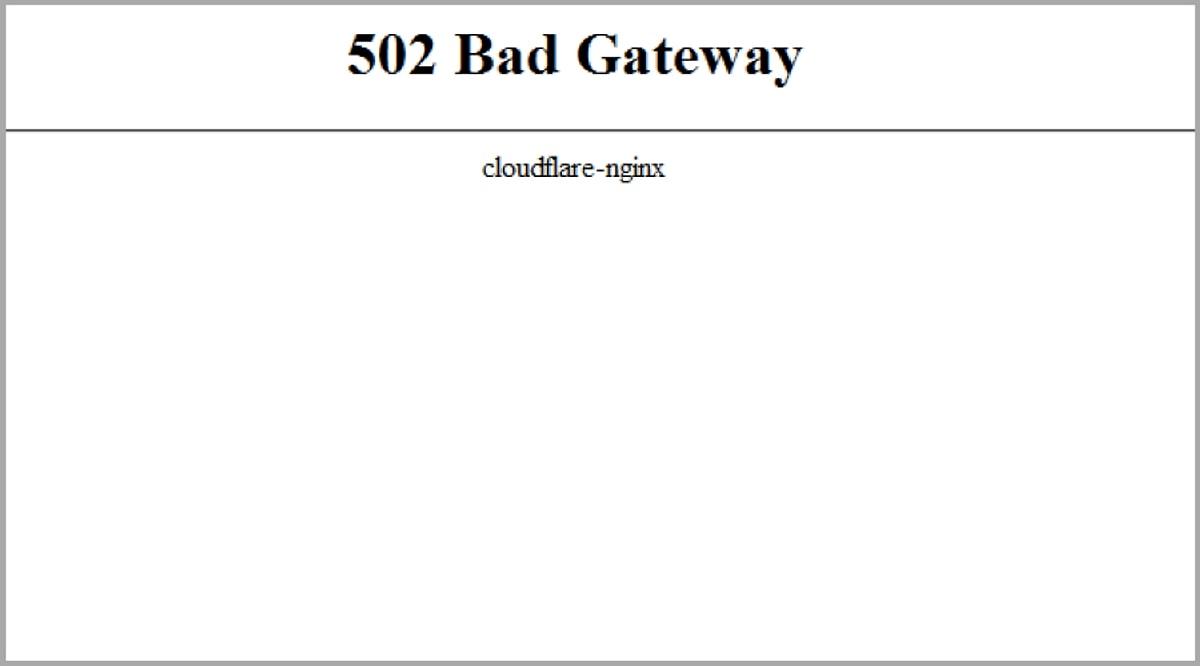 Cloudflare Çöktü  Siteleri 502 Bad Gateway Hatası Verdi, Cloudflare