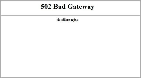 502 Bad Gateway hatası nedir?