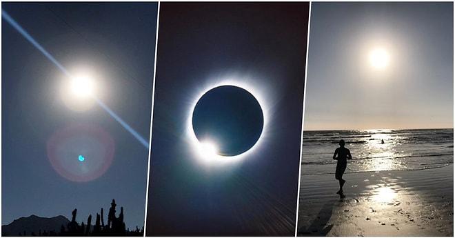 Dün Gerçekleşen Güneş Tutulmasını Fotoğraflayan İnsanların İnternette Paylaştığı Muazzam Görüntüler