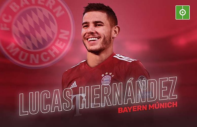 16. Lucas Hernández / Atlético Madrid ➡️ FC Bayern München / 80 milyon €