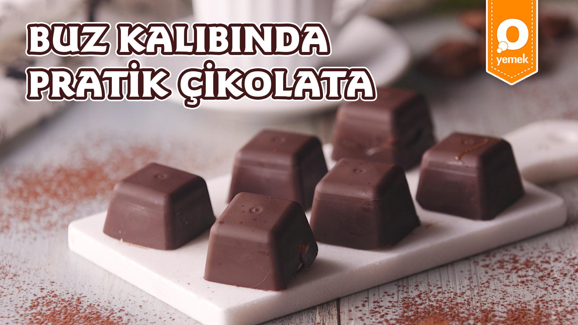 Evde Çikolata Yapmak Çok Kolay! Buz Kalıbında Pratik Çikolata Nasıl