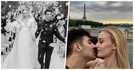 Game Of Thrones'un Sansa'sı Sophie Turner ve Joe Jonas Paris'te Masal Gibi Bir Düğün Yaptı!